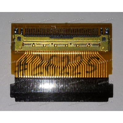 Переходник 40pin 20(16,2)mm шаг 0,4 мм к кабелю на 40pin 25(20,3)mm шаг 0,5 мм к матрице HQ-40M-40S 