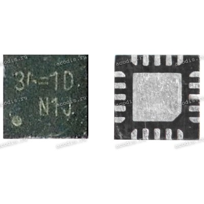 Микросхема RichTek RT6575B, RT6575BGQW (3F = 1D, 3F = 5G, 3F = 5M, 3F=8K, 3F = EA, 3F= FJ) QFN-20, WQFN-20L, Dual-Channel Synchronous DC-DC Step-Down Controller with 5V/3.3V LDOs