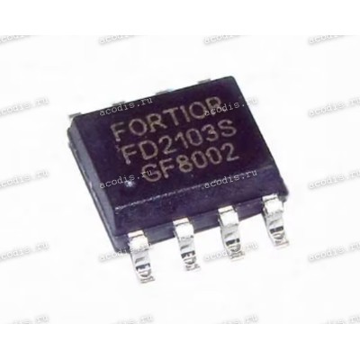 Микросхема FORTIOR FD2103S SOP-8 более мощная замена Полумостовый драйвер 180V Half-Bridge Gate Driver