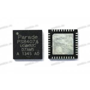 Микросхема Parade PS8407A 5x5mm 40-pin TQFN package (TQFN-40) HDMI Jitter Cleaning Repeater / Retimer, Low Power