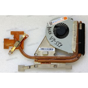 Сист.охл. Acer Aspire V3-551, V3-551G, Packard Bell TS11 (p/n AT0JU003DR0, KSB06105HA-AJ83) 3 pin 