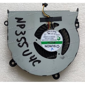Кулер Samsung NP355V4C-S01RU (p/n MF60120V1-C181-S9A) 3 pin 