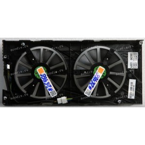 Сист.охл. Asus Graphics card nVidia EX-GTX1050-2G, EX-GTX1050-O2G, nVidia EX-GTX1050TI-4G, nVidia EX-GTX1050TI-O4G (p/n 13070-01042600, 13070-01042300, T128010B) 4 pin W21CM_V2_AL FS FD_4P_3K2 2B G