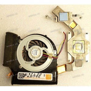 Сист.охл. Lenovo ThinkPad Edge 14, Edge 15 (p/n: 75Y4757, UDQF2ZH82FQU) 3pin