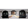 Сист.охл. HP EliteBook x360 1020 G2 (6043B0222201, HSN-I09C, Delta Electronics DC BRUSHLESS ND55C29-16K21, ND55C29-16K22,  Forcecon DFS320805RR0T FJCN, DFS350705PQ0T FJCP, L17371-001) 2*4pin
