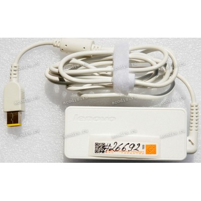 БП Lenovo/IBM - 20V 2.25A 45W прямоугольный 6.5x4.0mm (цвет - белый) (5A19H55730, ADLX45NCC3A, KTC HU10436-12057, MSIP-REM-CIY-ADLX45NCC3, 8S5A19H55730C) original