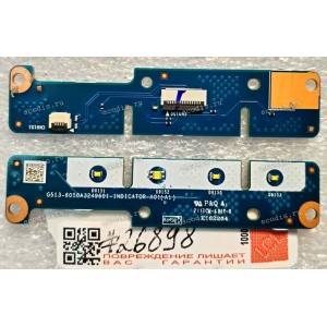 LED board Asus G713QE, G513IE, G513IC, G713IE, G513QE (p/n: 90NR05F0-R10010, 90NR05B0-R10010, 90NR0580-R11000, 90NR0500-R10010, 90NR05I0-R10010, G513-6050A3249601-INDICATOR-AO1(A1)) INDICATOR BD LED board Asus G713QE, G513IE, G513IC, G713IE, G513QE (p/n: 90NR05F0-R10010, 90NR05B0-R10010, 90NR0580-R11000, 90NR0500-R10010, 90NR05I0-R10010, G513-6050A3249601-INDICATOR-AO1(A1)) INDICATOR BD