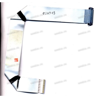 LCD LVDS FFC шлейф мониторный 30 pin обратный, шаг 1.0 mm, длина 390 mm BenQ GW2280-T