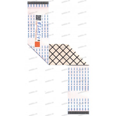LCD LVDS FFC шлейф мониторный 30 pin прямой, шаг 1.0 mm, длина 220 mm Samsung LS23A350HS/ZA, LS23A350HSY/ZA (p/n BN96-13227V)