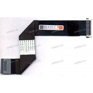 LCD LVDS FFC шлейф мониторный 30 pin обратный, шаг 1.0 mm, длина 270 mm Toshiba 22CV100U (p/n 50.71X24.011, 50.71X24.021)