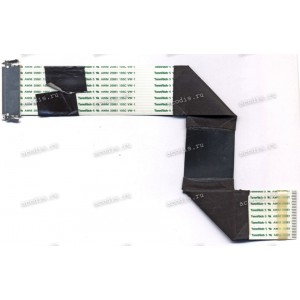 LCD LVDS FFC шлейф мониторный 30 pin обратный, шаг 1.0 mm, длина 270 mm Toshiba 22CV100U (p/n 50.71X24.011, 50.71X24.021)