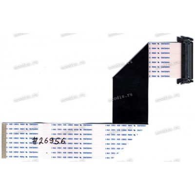 LCD LVDS FFC шлейф мониторный 30 pin обратный, шаг 1.0 mm, длина 230 mm Samsung LS22D300FY/XY, LS22D300HYY/ZA (p/n BN96-29060U)