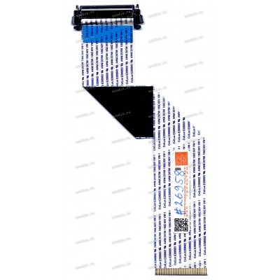 LCD LVDS FFC шлейф мониторный 30 pin обратный, шаг 1.0 mm, длина 200 mm Samsung LS24B300BLZ/EN, LS24B300EL/ZA (p/n BN96-13722Q)