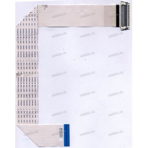 LCD LVDS FFC шлейф мониторный 30 pin обратный, шаг 1.0 mm, длина 375 mm LG Flatron 775FT (p/n EAD61905288)