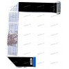 LCD LVDS FFC шлейф мониторный 30 pin обратный, шаг 1.0 mm, длина 390 mm LG 23MP48HQ, P2314Ht, Dell SE2419H, SE2419HR (p/n EAD62389051)