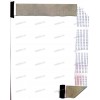 LCD LVDS FFC шлейф мониторный 30 pin обратный, шаг 1.0 mm, длина 450 mm, с замками с двух сторон