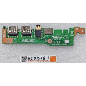 USB & Audio board Asus X409FB (p/n 90NB0MR0-R10010) REV:2.0