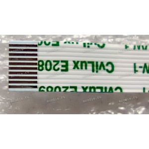 FFC шлейф 10 pin обратный, шаг 0.5 mm, длина 106 mm Asus FX504GD, FX504GE, FX504GM (p/n 14010-00620100)