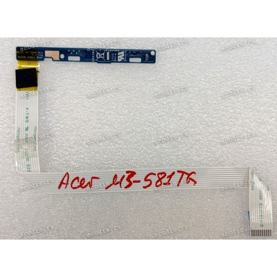 Power Button board & Reset Button board & cable Acer M3-581TG (p/n N076C10801, 11425365-00071) 