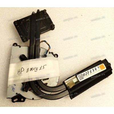 Сист.охл. HP Envy 15 (6043B0137601, SPS:720542-001, KSB06105HB-CJ1M DC05V 0.4A)