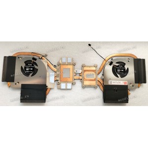 Сист.охл. Asus W700G3T (13NB0P00AM0141, 3HBKTTMJN20 2D, DFS200105B70T) 2 кулера FN17 DC 5V 4 pin