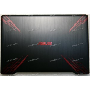 Верхняя крышка Asus FX570UD-1C чёрно-красная (90NB0IX1-R7A010, 47XKILCJN10)