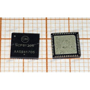 Микросхема ON Semiconductor NCP81206, NCP81206AMNTXG, NCP81206MNTXG QFN-52 PWM CONTROLLER (Asus p/n: 06095-01450100) NEW original