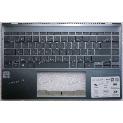 Keyboard Asus UX425A серо-синий, русифицированный (HQ2072092400006)+Topcase