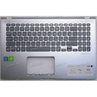 Keyboard Asus X509 серебристый, русифицированный (13NB0MZ1P03014, 13NB0MZ1P03016, 39XKRTAJN70)+Topcase