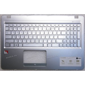 Keyboard Asus F540BA, F540UA, X540BA, X540UA, X540UB серебристый, русифицированный  (13NB0HE6P01012, 36KJDTAJN10)+Topcase