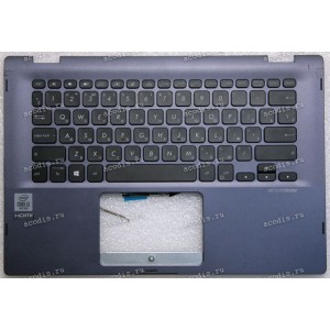 Keyboard Asus TP412F тёмно-синий, русифицированный (HQ20720794000)+Topcase Keyboard Asus TP412F тёмно-синий, русифицированный (HQ20720794000)+Topcase