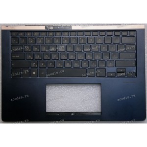 Keyboard Asus UX450F, UX450FD, UX450FDX синий, русифицированный (13N1-5SA0211)+Topcase