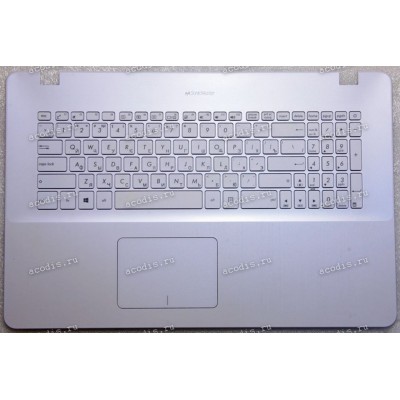 Keyboard Asus X705U белый  русифицированный (13N1-2FA0C11, 60PC011301)+Topcase