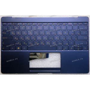 Keyboard Asus UX390U, UX390UA синий, русифицированный (13N0-UWA0421)+Topcase Keyboard Asus UX390U, UX390UA синий, русифицированный (13N0-UWA0421)+Topcase