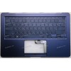 Keyboard Asus UX490UA-1A синий русифицированный (90NB0EI1-R30510, 0KN1-1S1RU26, 0KNB0-D632RU00, 13NB0EI1AM0421)+Topcase