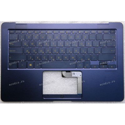 Keyboard Asus UX490UA-1A синий русифицированный (90NB0EI1-R30510, 0KN1-1S1RU26, 0KNB0-D632RU00, 13NB0EI1AM0421)+Topcase