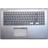 Keyboard Asus X509UA, X509UJ-1S серебристый, русифицированный (90NB0N71-R31RU0, 0KNB0-5108RU00, 13NB0MZ1P03013, 39XKRTAJN70, ASM18M93SU-920)+Topcase