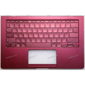 Keyboard Asus UX391UA-3B бордовый русифицированный (90NB0D94-R31RU0, 0KN1-4Q1RU12, 0KNB0-2609RU00, 17H1UX18690039)+Topcase