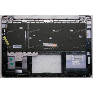 Keyboard Asus UX330CA-1A серебристый металлик, русифицированная (90NB0CP1-R32RU0, 0KNB0-2601RU00, 16L414120034Q, ASM16A93SUJ4421, H3NYWU001947096) + Topcase