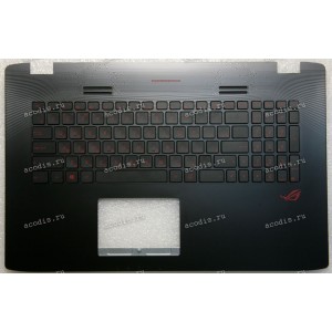 Keyboard Asus GL752VL, GL752VW-1A чёрная русифицированная (90NB0A41-R31RU1, 13NB0941AP03011, 13NB0941AP0301, 13N0-S6A0901) + Topcase Keyboard Asus GL752VL, GL752VW-1A чёрная русифицированная (90NB0A41-R31RU1, 13NB0941AP03011, 13NB0941AP0301, 13N0-S6A0901) + Topcase