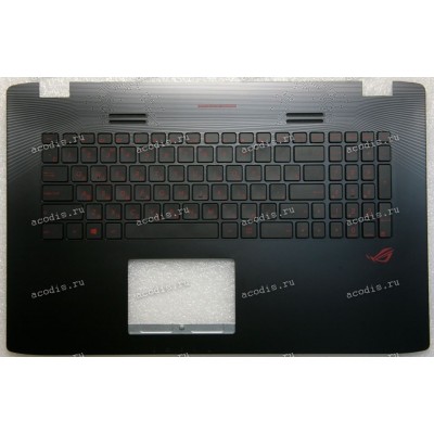 Keyboard Asus GL752VL, GL752VW-1A чёрная русифицированная (90NB0A41-R31RU1, 13NB0941AP03011, 13NB0941AP0301, 13N0-S6A0901) + Topcase