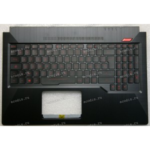 Keyboard Asus FX503VD-2C чёрная нерусифицированная (90NR0GN1-R31FR0) + Topcase