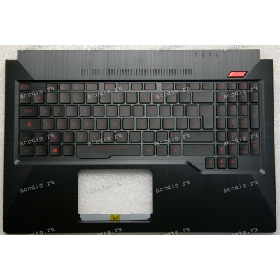 Keyboard Asus FX503VD-2C чёрная нерусифицированная (90NR0GN1-R31FR0) + Topcase
