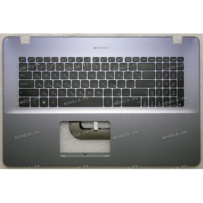 Keyboard Asus X705UA-1B, X705UF, X705UQ серебристо-синий, русифицированный (90NB0EV2-R35RU0,90NB0EV2-R35RU0, ACM17C23SU-528, 0KN1-2R1RU12, 0KNB0-610YRU00, 0KN1-2R1RU1217345020143) + Topcase