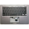Keyboard Asus UX310UA-1A, UX410UA светло-серый металлик, русифицированный  (90NB0CJ1-R32RU0, 13N0-UMA0211, 13NB0CJ1AM0311) + Topcase