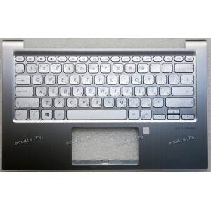 Keyboard Asus X330FA, X330FN, X330UA, X330UN-2D серебристый металл, русифицированный  (90NB0JD2-R31RU0, 13NB0JF1P06011, 13N1-5NA0401, 13NB0JF2AM0201)+ Topcase