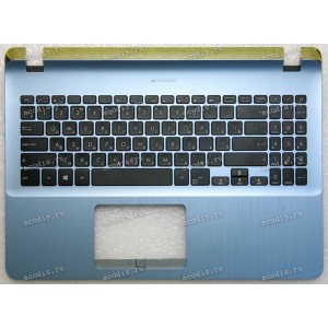 Keyboard Asus X507UA-1E светло-голубой, русифицированный (90NB0HI5-R30RU0, 13N1-3XA1301, 0KNB0-5100RU00)+ Topcase Keyboard Asus X507UA-1E светло-голубой, русифицированный (90NB0HI5-R30RU0, 13N1-3XA1301, 0KNB0-5100RU00)+ Topcase