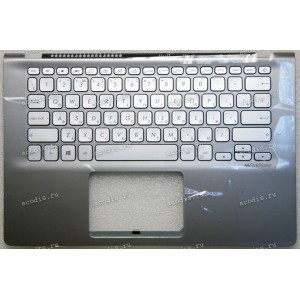 Keyboard Asus X430UA-1E серо-серебристая русифицированная (90NB0J54-R30191, 39XKLTAJN30)+ Topcase