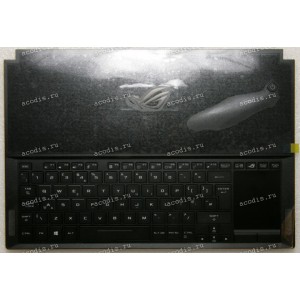 Keyboard Asus GX501G1-1A чёрная нерусифицированная (90NR00A1-R31UK0, 13N1-4NA0201, 0KNR0-6616UK00)+ Topcase
