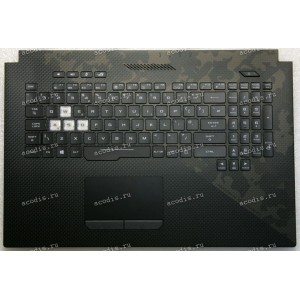 Keyboard Asus GL704GM-1A чёрный матовый, нерусифицированный (90NR00N1-R30280, 90NR00N1-R30270, 13N1-5BA0301, 13NR00N0AP0201, 0KNR0-661GUK00)+ Topcase